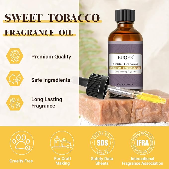 EUQEE Sweet Tobacco Fragrance Oil 2.02 Fl oz Fragrance Essential Oil - Image 2