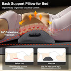 3 in 1 Back Massager, Electric Lumbar Support Pillow Heat Vibration Massage - Image 3