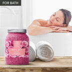 Rose Bath Salts 46 Oz – Natural Rosewood Oil & Rose Extract – Bath Additive - Image 4