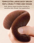 Extra Large Body Makeup Brush For Self Tanner, 3 Inch Width Self Tanning Blend - Image 5