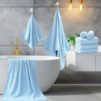 Ycosy 4 Pack Extra Large Microfiber Bath Towels Set, 35x70 inches, Less Lint - Image 5