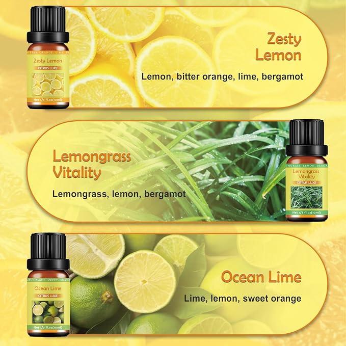 Citrus Essential Oils Set for Diffuser - Image 3