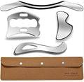 Professional Muscle Scraper Tool Set, 4-Piece Stainless Steel IASTM Tools by GYXCOELEIASTMTOOL