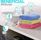 QUBA LINEN 100% Cotton Hand Towel Set – Soft, Absorbent Towels - Image 4