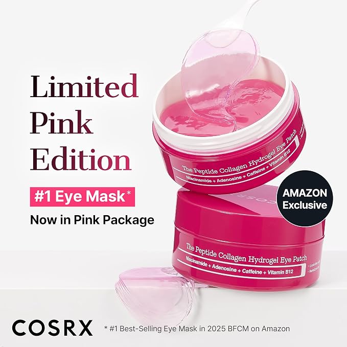 COSRX Limited Pink Edition Pink Peptides Collagen Hydrogel Eye Patch – - Image 2