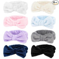8 Pack Spa Headband for Washing Face Stocking Stuffers Skincare Headbands Bulk by TIOSRU