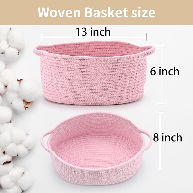 Happyiren Pink Basket – Cute Basket - Image 4