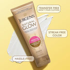 Jergens Natural Glow Self Tanner Body Lotion, Daily Sunless Tanning, Medium to - Image 7