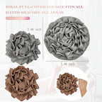2-Pack Loofah Washcloth Combo 2-in-1, Exfoliating Soap Saver Pouch - Image 6