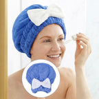 2PCS Hair Towel Wrap for Women, Soft Microfiber Hair Drying Caps - Image 3