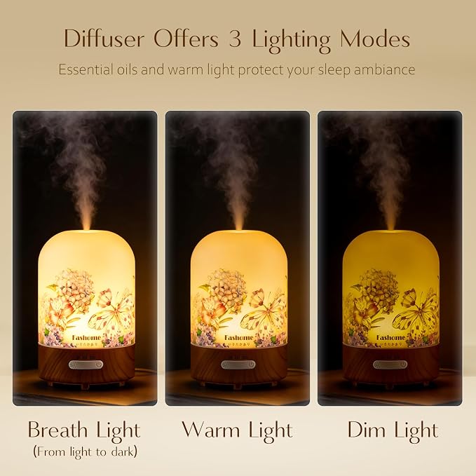 Essential Oil Diffuser for Home, Ultrasonic Cool Mist Air Aromatherapy - Image 5