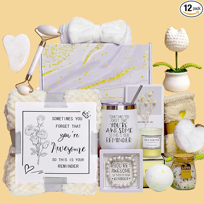 Self Care Gifts Baskets Women, Valentines Day, Mothers Day, Christmas Gifts by Unknown