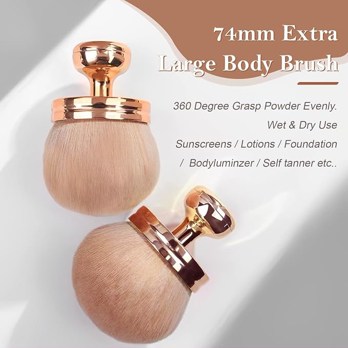 2 Pack additional Large Body Makeup Brush - Image 3