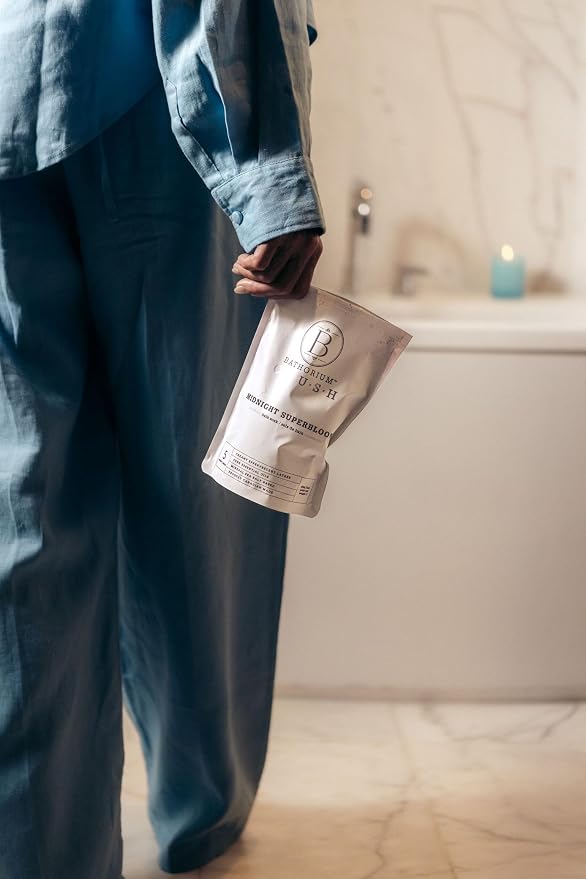 Bathorium Midnight Superbloom Crush, Wildflower Bath Soak, Butterfly Pea Flower - Image 6