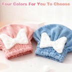 4Pcs Super Absorbent Hair Towel Wrap - Image 7