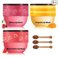 Honey Pot Lip Balm, Fade Lip Lines Prevention Dry and Cracked Lip Mask Overnight by QIUFSSE