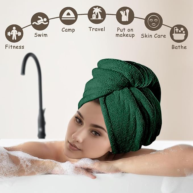Hair Drying Towel 3 Pack - Image 6