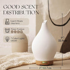 Porseme 150ml Essential Oil Diffuser Ceramic Color Changing Aroma Air Diffusers - Image 2