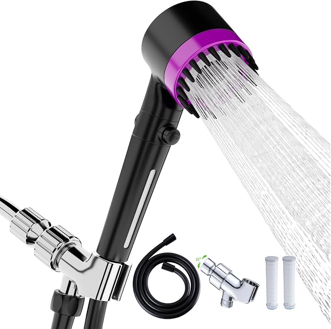 High Pressure Handheld Shower Head High Pressure Shower Heads- High Flow Even by xianshengle