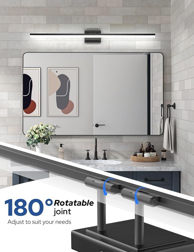VOLISUN Modern Bathroom Vanity Light 48 inch, 40W Dimmable 5CCT Led Bathroom - Image 5