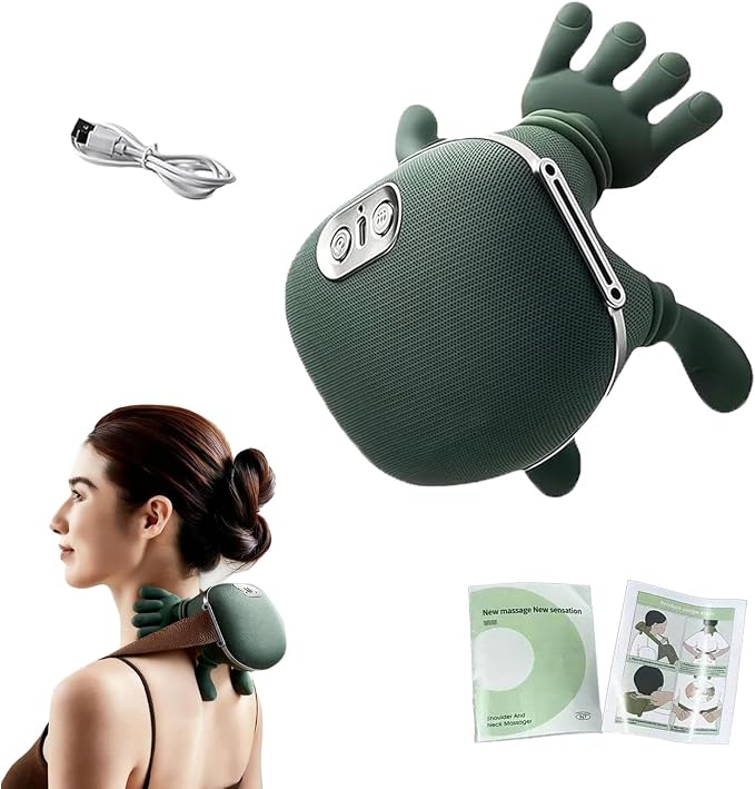Bionic Heated Massager, Portable Shiatsu Neck and Back Massager, Electric Deep - Image 3
