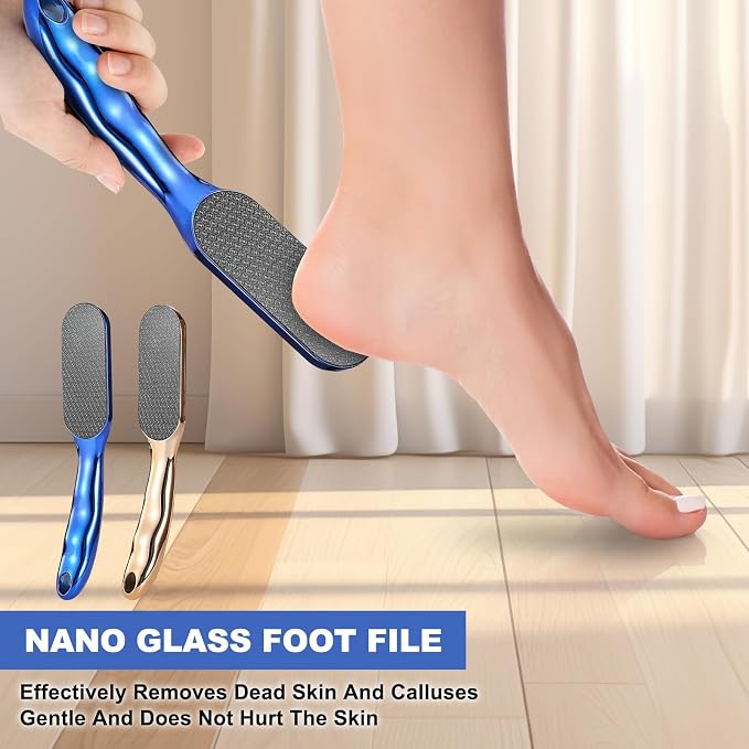 Veinsgrain Foot File, Nano Glass Foot File, Hard Skin Remover Nano-Glass Foot - Image 2