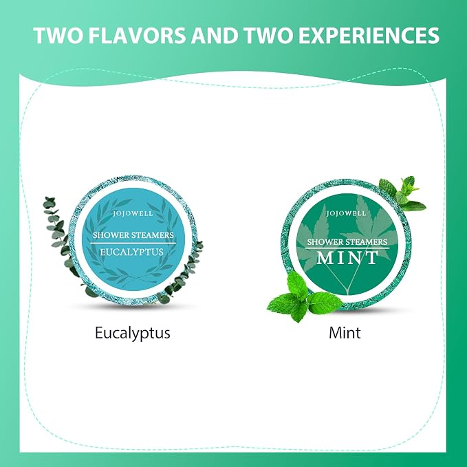 Eucalyptus & Mint Shower Steamers Aromatherapy - Image 3