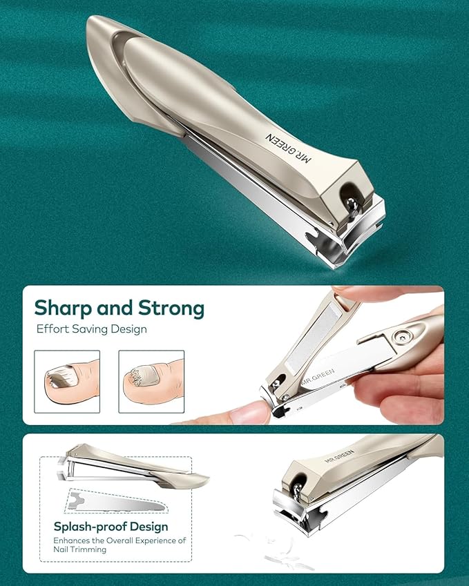 MR.GREEN 9-in-1 Manicure & Pedicure Set – Professional German Stainless Steel - Image 3