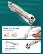 MR.GREEN 9-in-1 Manicure & Pedicure Set – Professional German Stainless Steel - Image 3