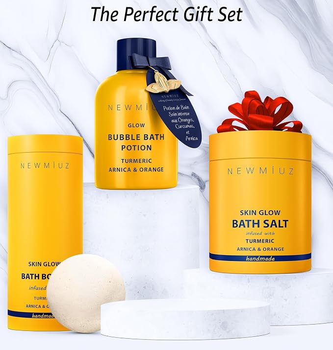 Nutritious Bubble Bath Long Lasting Foam Turmeric Orange Arnica Essential Oil - Image 5