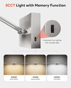 VONLUCE 36" LED Bathroom Vanity Light, 3CCT Modern LED Vanity Lights - Image 2