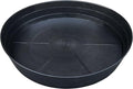 25 Inch Extra Large Planter Saucer, Extra-Deep 4.25 in Black Drip Trays by LWALRS