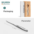 MR.GREEN Cuticle Pusher Dead Skin Remover Stainless Steel Manicure Tools - Image 7