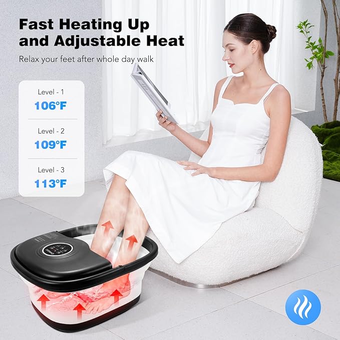 KNQZE Collapsible Foot Spa Bath - Image 4