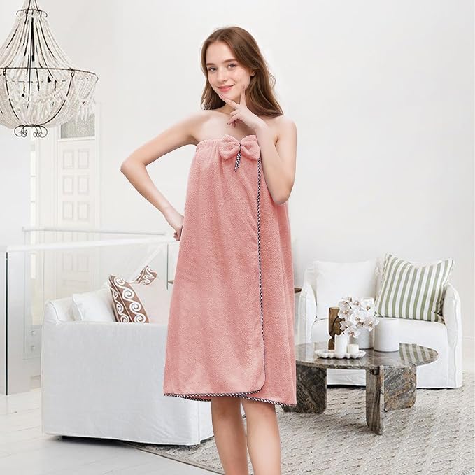GOSCHE Towel Wrap for Women, Adjustable Shower Wrap Towel - Image 7