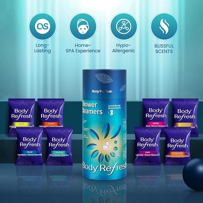 BodyRefresh Shower Steamers Aromatherapy 8 Pack - Image 3
