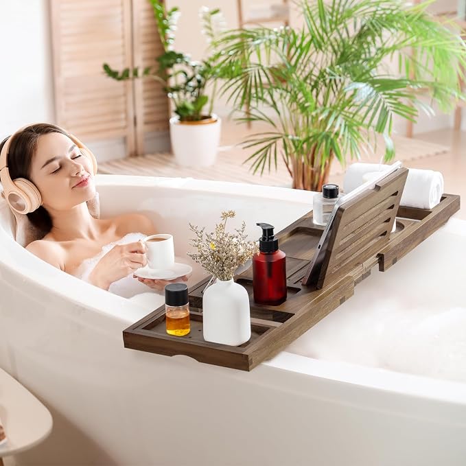 Teak Bathtub Tray - Image 7