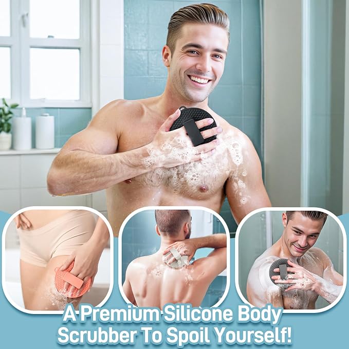 Foot Brush/Foot File/Silicone Body Scrubber Set, 3-in-1 Foot Scrubber - Image 9