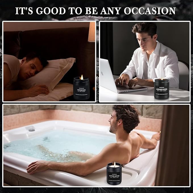Scented Candle Set, Men Candle Set, Scented Candles - Image 7
