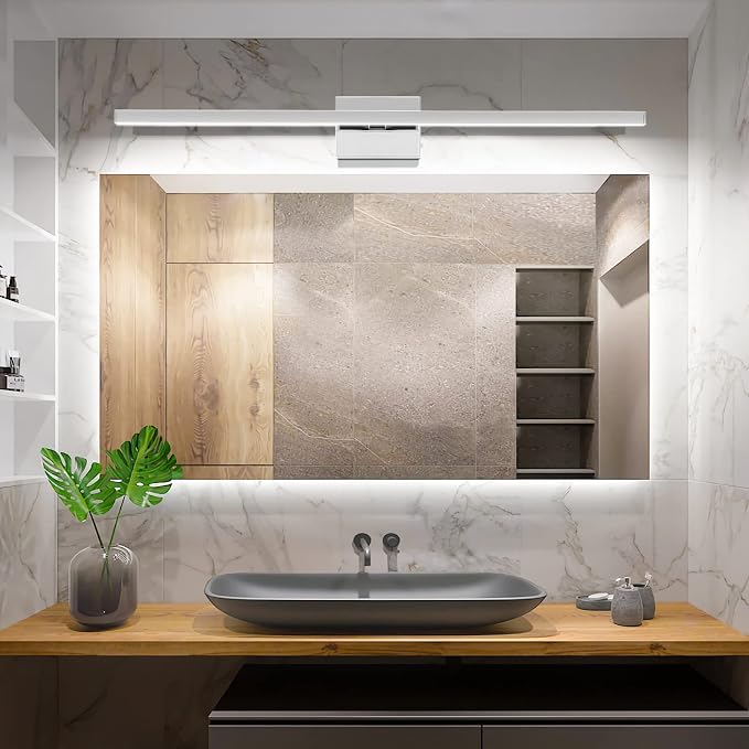 VOLISUN Modern Over Mirror Chrome Bar Vanity Light - Image 5