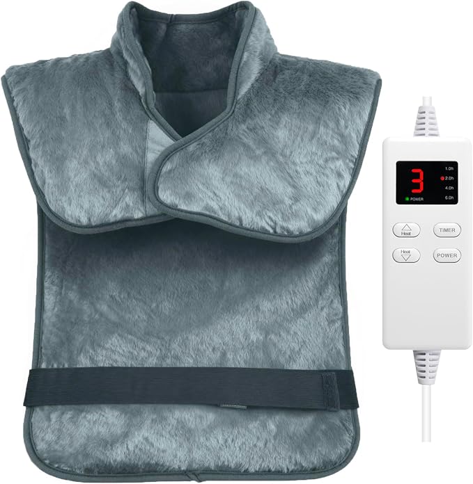 Heating Pad for Back Pain Relief, Large 24"x33" Neck Shoulder Heating Pad by NBKLS