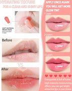 Plumping Lip Glow Oil, Hydrating Tinted Lip Oil Gloss, Glow Reviver Lip Oil - Image 5
