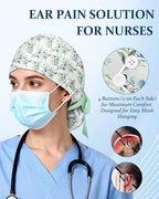 Plifal 100% Cotton Scrub Cap - Image 4