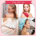 3 Pieces Korean Exfoliating Mitt Exfoliating Washcloth Korean Body Scrub Mitt - Image 7