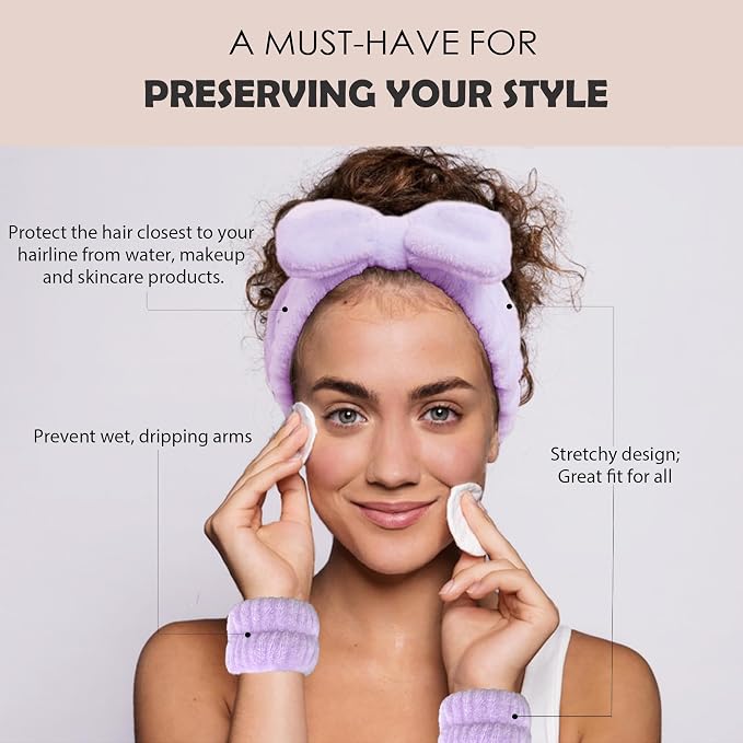 Ayesha Spa Headband and Wristband Set - Image 3