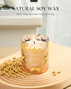 M&SENSE Vanilla Scented Vegan Soy Candles, Creamy Naturally Scented No Toxin - Image 2