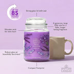 Spotless Leopard Fresh Lavender Candle 22oz Glass Jar - Image 4