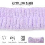 Spa Headband for Washing Face, 2 Pack Cute Cat Ear Hair Band for Shower Yoga - Image 3