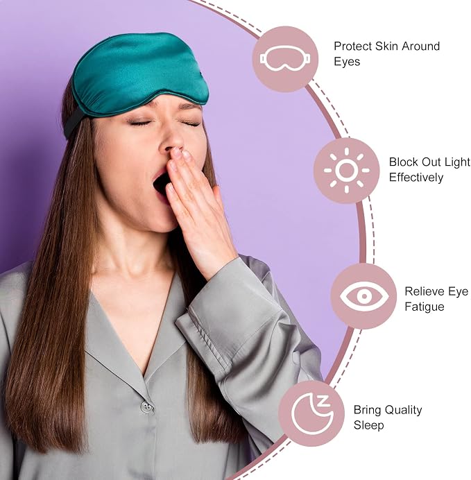 20 Pieces Silk Sleep Mask Eye Mask - Image 3