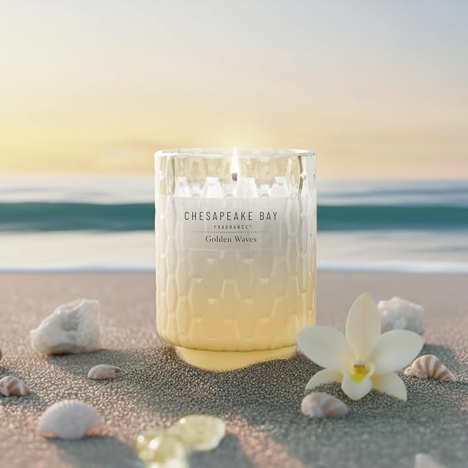 Chesapeake Bay, 8oz Golden Waves Scented Candle, Mood Evoking Fragrance - Image 2